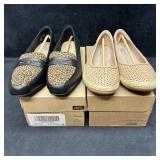 2 Pairs Clarks Womenï¿½s Shoes Juliet Coast Black Le
