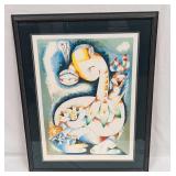 Framed S&N Alexandra Nechita My Torch Shall Guide