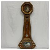 Vintage Framed Porcelain Plaque Wall Hanging with