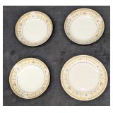4 Retired Garden Bouquet Dessert Bowls & Bread & B