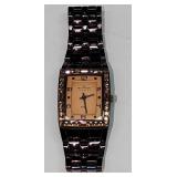 Ladies Skagen Steel 527SMX Crystal Bezel Watch