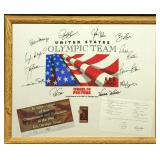 Framed 1996 Atlanta Usa Olympic Team T-shirt