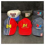 NASCAR Racing Hat Valvoline Jeff Gordon Set of Six