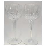 2 8" Artic Lights Wine Glasses A