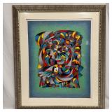 Anatole Krasnyansky Serigraph Phoenix II Framed R1