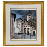 Framed S&N Guido Borelli After The Storm Print