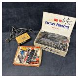 Vintage Model Train Lot with Track Car Transporter