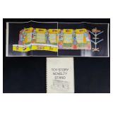 Rare Disney Pixar Toy Story Novelty Stand Booklet
