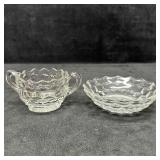 Fostoria American Clear Glass Set Bowl Dish and Do
