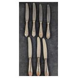 7 8" Retired Vintage BMF Silverplate Knives