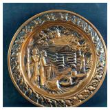 20" Decorative Copper Plate