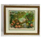 Limited Edition Framed Harris Rucker Lithograph Si