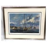 Signed & Numbered Print Of "Buy Oysters At Drum Po