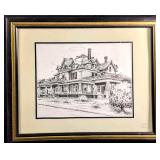 Vintage Framed Engraving by Jekins