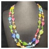 Murano Venetian Lamp Work Art Glass Multi Light Co