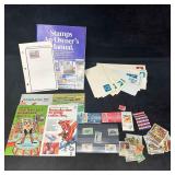 Stamp Collecting Collection Postage Stamps Album a