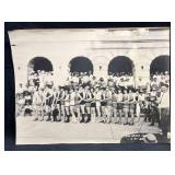 Large Vintage Black & White Photograph Sennet Film