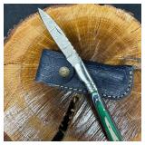 MHS Cutlery Steel Folded Blade Pocket Knife Blue G