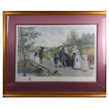 Sunday Morning In Sleepy Hollow Jennie Brownscombe