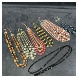 Costume Jewelry Necklaces Set Various Faux Pearl P