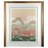 Hilside Two Color LE Serigraph Print By Martin