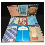 9 Vintage Classic Music Sheet Music Star Dust