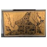 Byobu Wooden Folding Screens After Ogata Korin