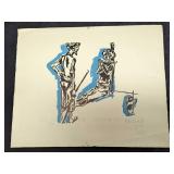 Vintage Two Men S&N Print