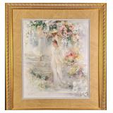 Framed Willem Haenraets Three Ladies And A Dog