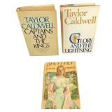 3 Vintage Taylor Caldwell Hardcover Novels