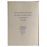 The Seventh Centenary Of Simon De Montfort