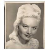 Vintage Autographed Dagmar Publicity Photo
