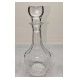 Vintage Clear Glass Decanter With Stopper