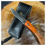 MHS Cutlery Steel Folded Blade Pocket Knife Orange