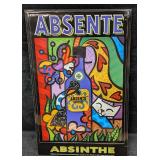Absente Absinthe Metal Poster By Romero Britto