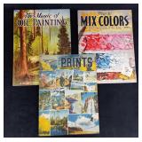3 Vintage Magic Of Painting Books Oil Pants Mixing