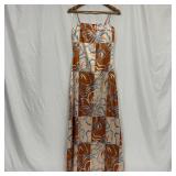 Peppermayo Sleeveless Orange Blue Floral Aster Blo