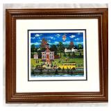 Wooster Scott Signed/Numbered  & Framed "First Day