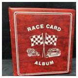 Race Card Album 1990s Pro Set and Traks NASCAR Rac