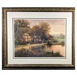 Framed Coming Home Print by Christa Kieffer Cottag