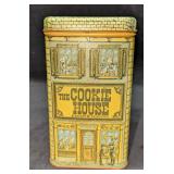 Vintage Cheinco Industries Cookie House Theme Tin