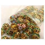 8 Plus Ounces of Colorful Rhinestone Embellished C