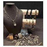 23pc Black and Silver Tones  Argento Noir Costume