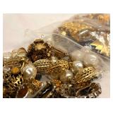 10 Plus Ounces of Gold Charms, Beads, Broken Costu