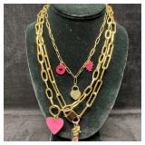 Melania Clara Alexa Rae Assorted Gold Necklace Rhi