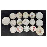 Vintage Decorative Plate Collection Set Sixteen Sm