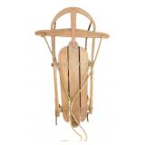 Wooden & Metal Vintage King Of The Hill Sled
