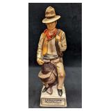 LE The Cowboy Porcelain Lionstone Decanter