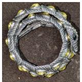 Vintage Silver Tone Serpent Bracelet