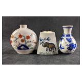 Assorted Small Chinese Ceramic Vases